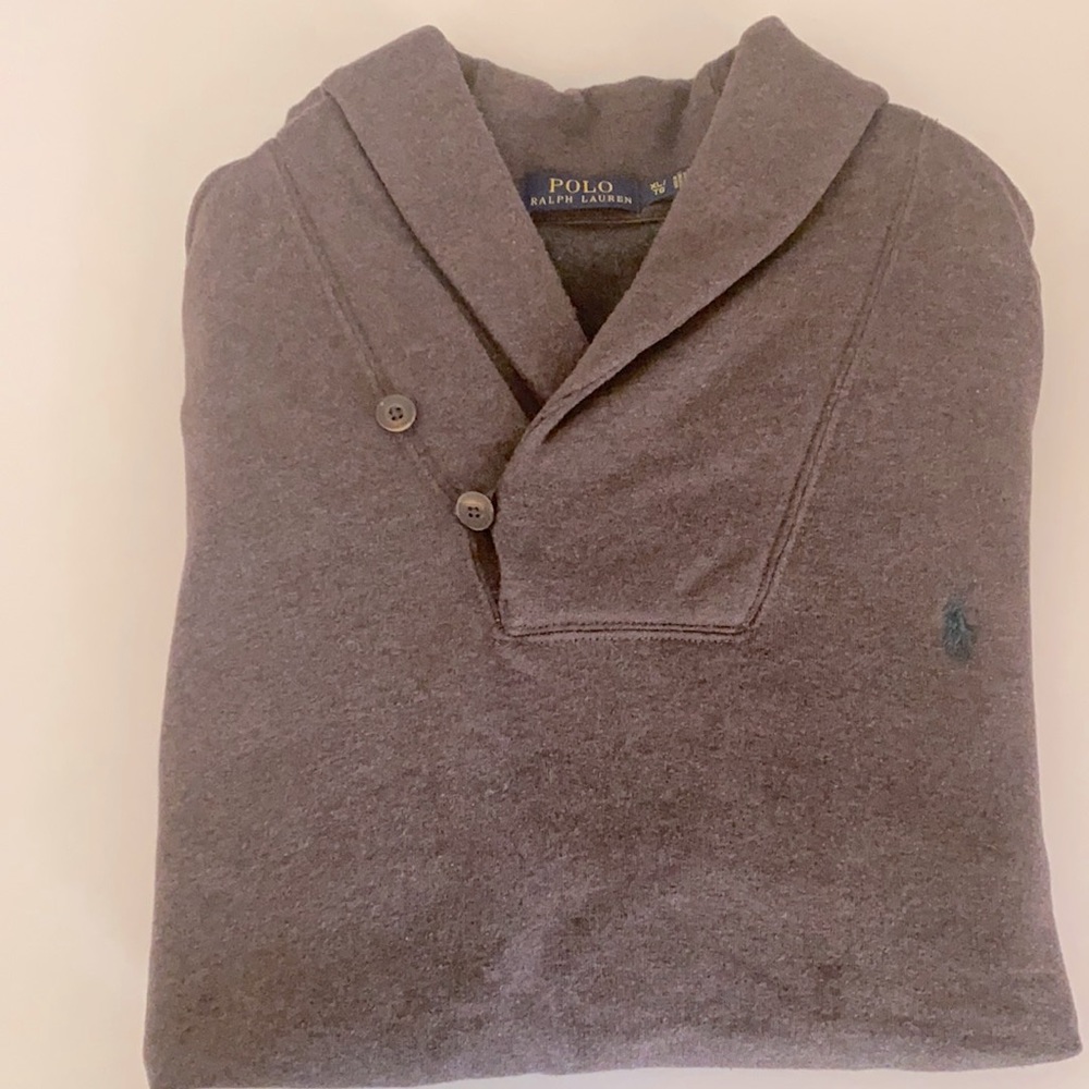 Luxury Jersey Shawl Pullover- Polo Ralph Lauren